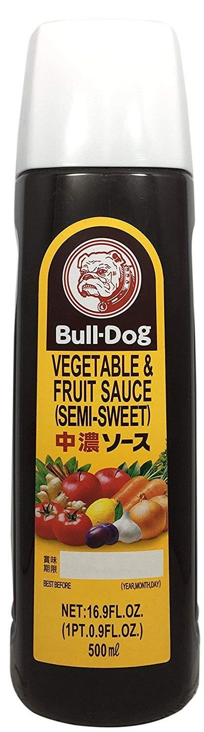 Bull-Dog Chuno Semi-Sweet Sauce 16.9 Fl. Oz. (3 Bottles)