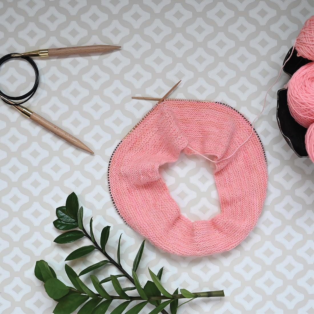 KnitPro Basix Beech Fixed Circular Needles 32" (80cm)