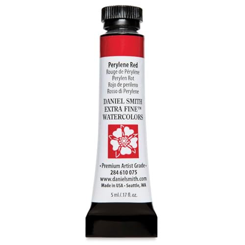 Daniel Smith Watercolour 5 ml Tube (Series 3) - Perylene Red (0075)