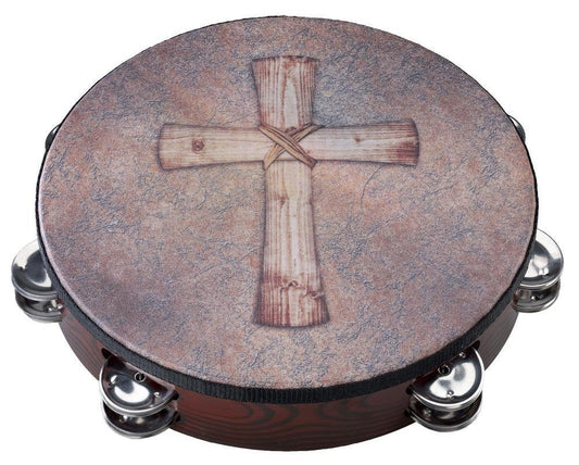 Remo Gospel Tambourine with Sand Crosswind