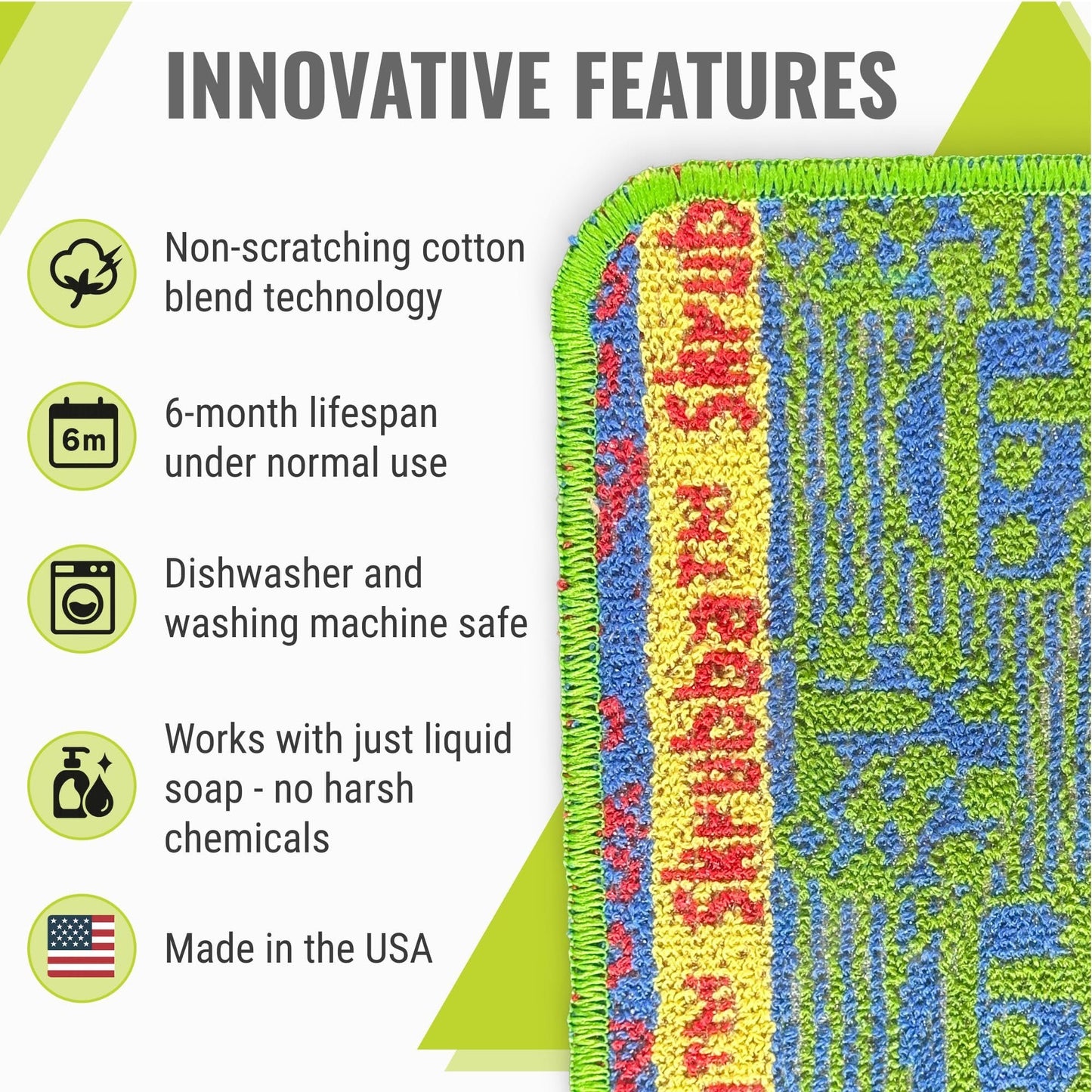 Wet-it Skrubba New European Scrubby Non-Scratching Scouring Pad