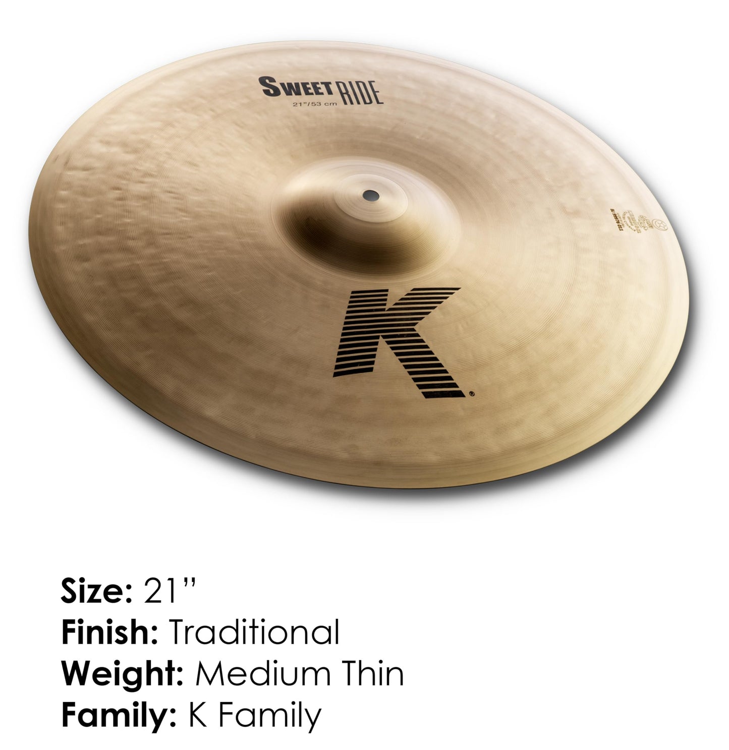 Zildjian K 22" Light Ride Cymbal