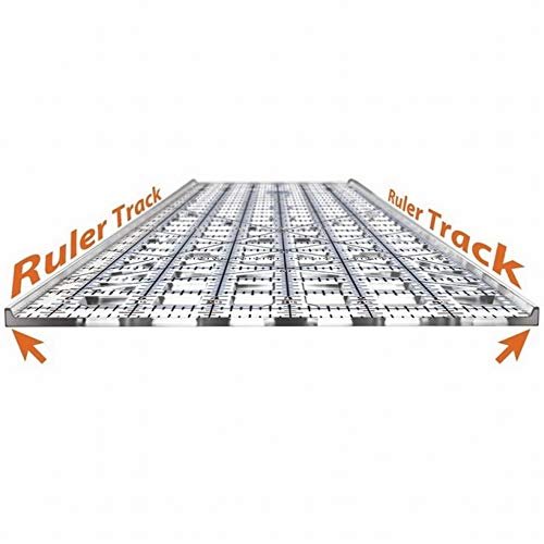 TrueCut, Ruler, for Precise Straight Cuts, Features Built-in Holes