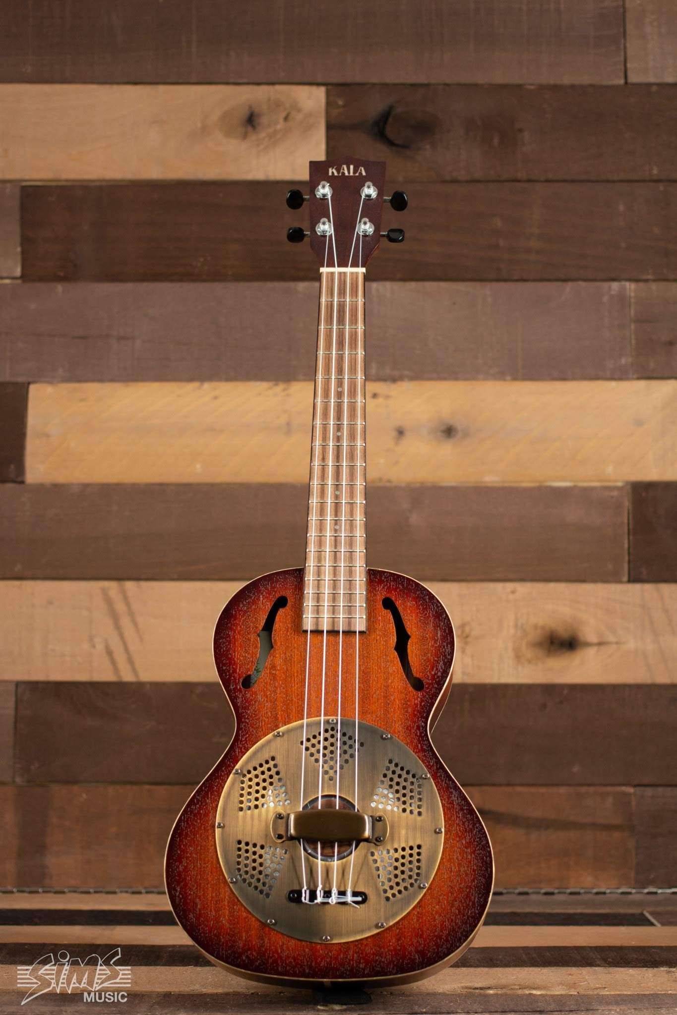Kala KA-RES-BRS Brass Tenor Resonator Ukulele