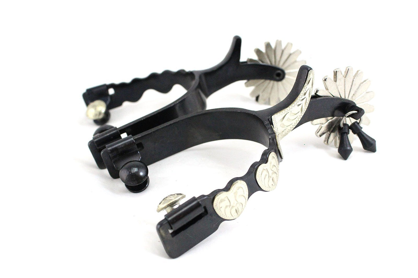 Aime Imports Western BS Ladies Heart 16pt Jingle Bob Spurs