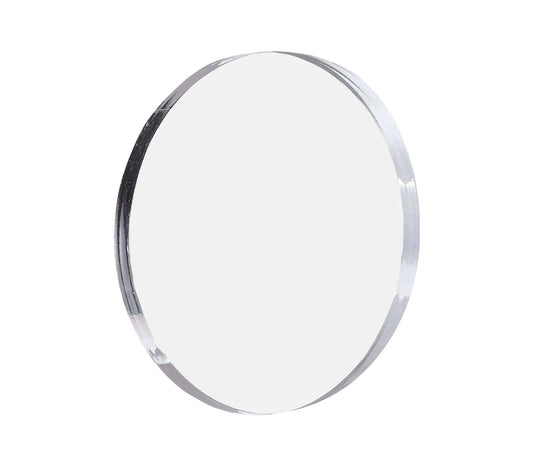 Clear Acrylic Plexiglass Disc Diameter 2" - 1/4" Thick Pack of 3