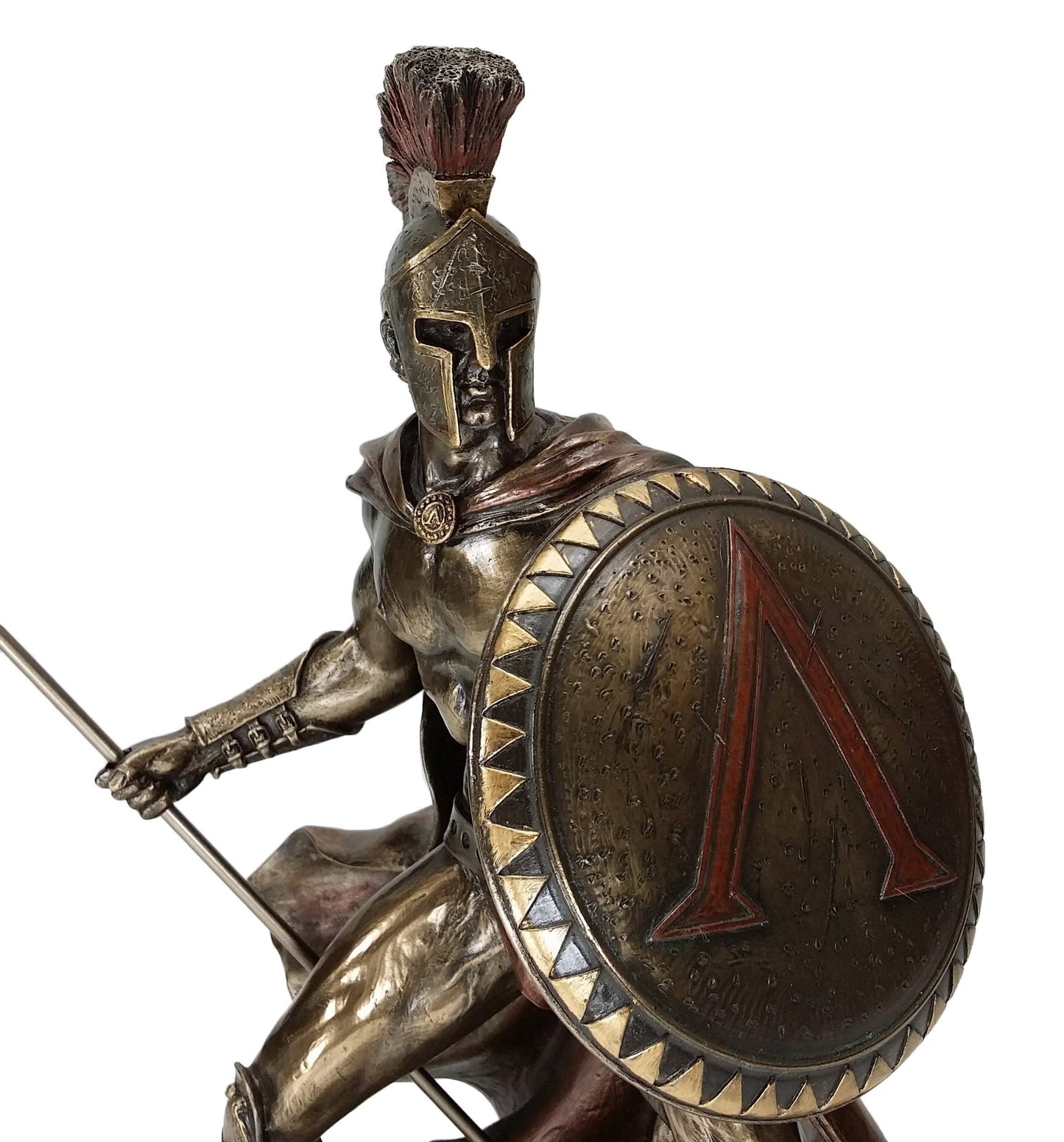 UNICORN STUDIO Greek Military King Leonidas Statue Bronze Finish