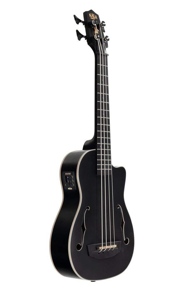 Kala Journeyman UBass Black U-BASS Mahogany with Gig Bag - New