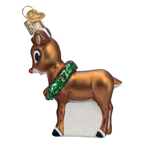 Old World Christmas Rudolph The Red-Nosed Holiday Ornament