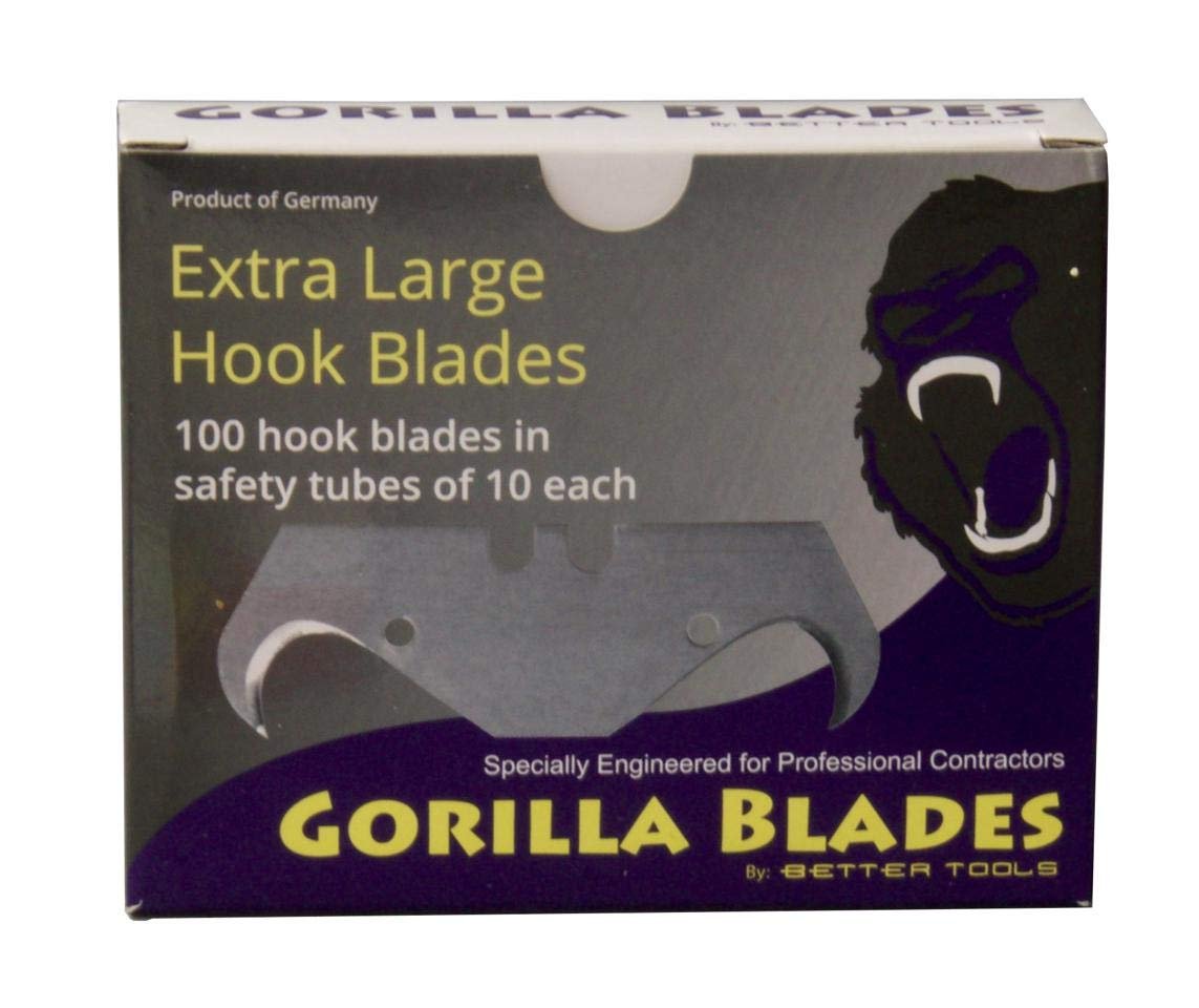 2-Notch Extra Large German Hook Blade, 10 Blades/Dispenser, 10 Dispensers/Box