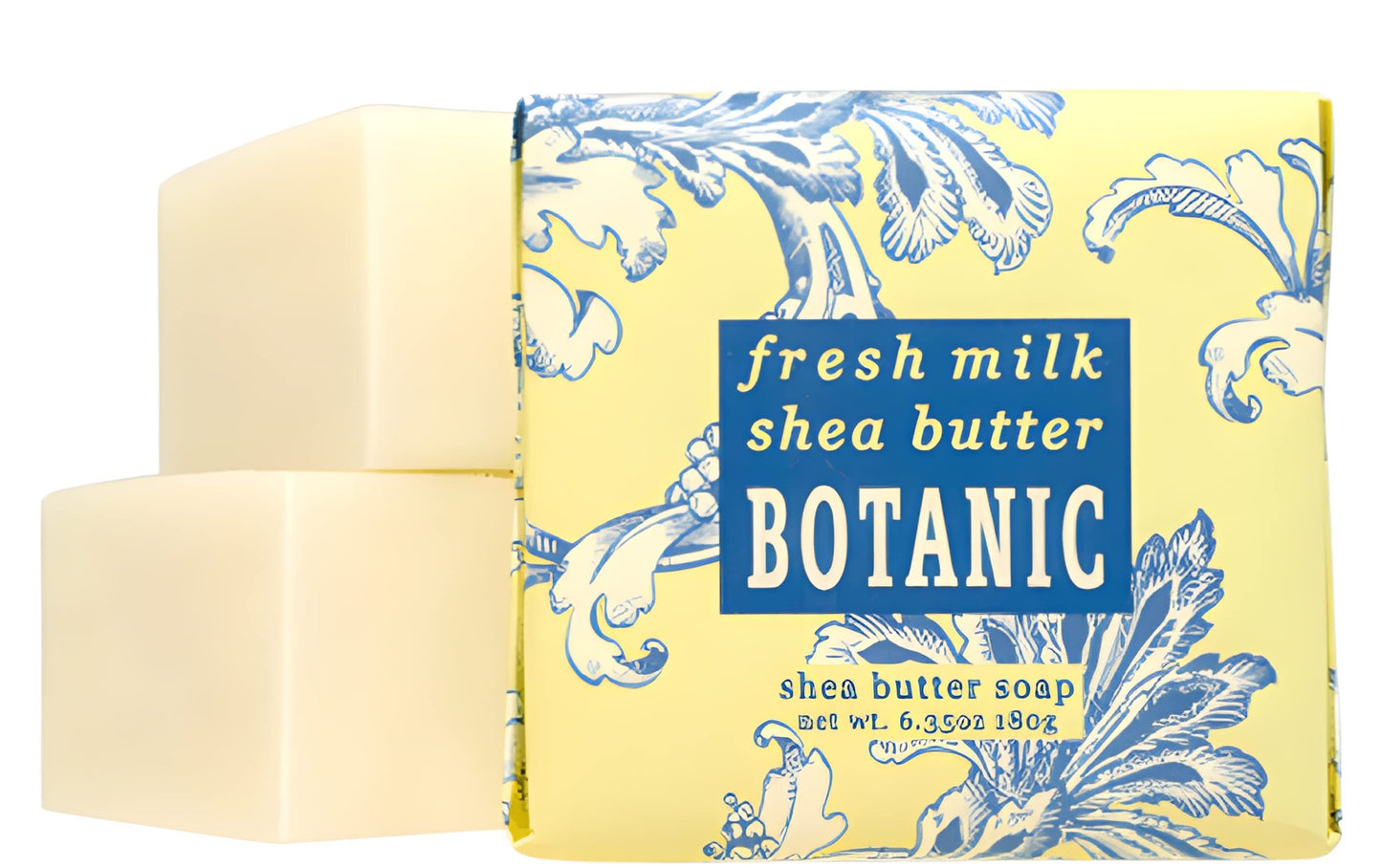 Greenwich Bay Fresh Milk Body Care Spa Quartet - Hand Soap, Lotion, Body Butter, and Soap Bar Square - Luxurious Shea Butter Skin Care in Captivating Botanical Scents