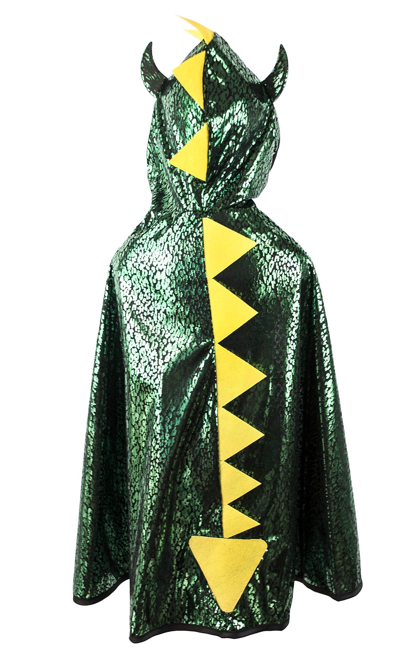 Great Pretenders Reversible Dragon/Knight Cape for Kids, S/M | 2-in-1 Costume for Imaginative Play