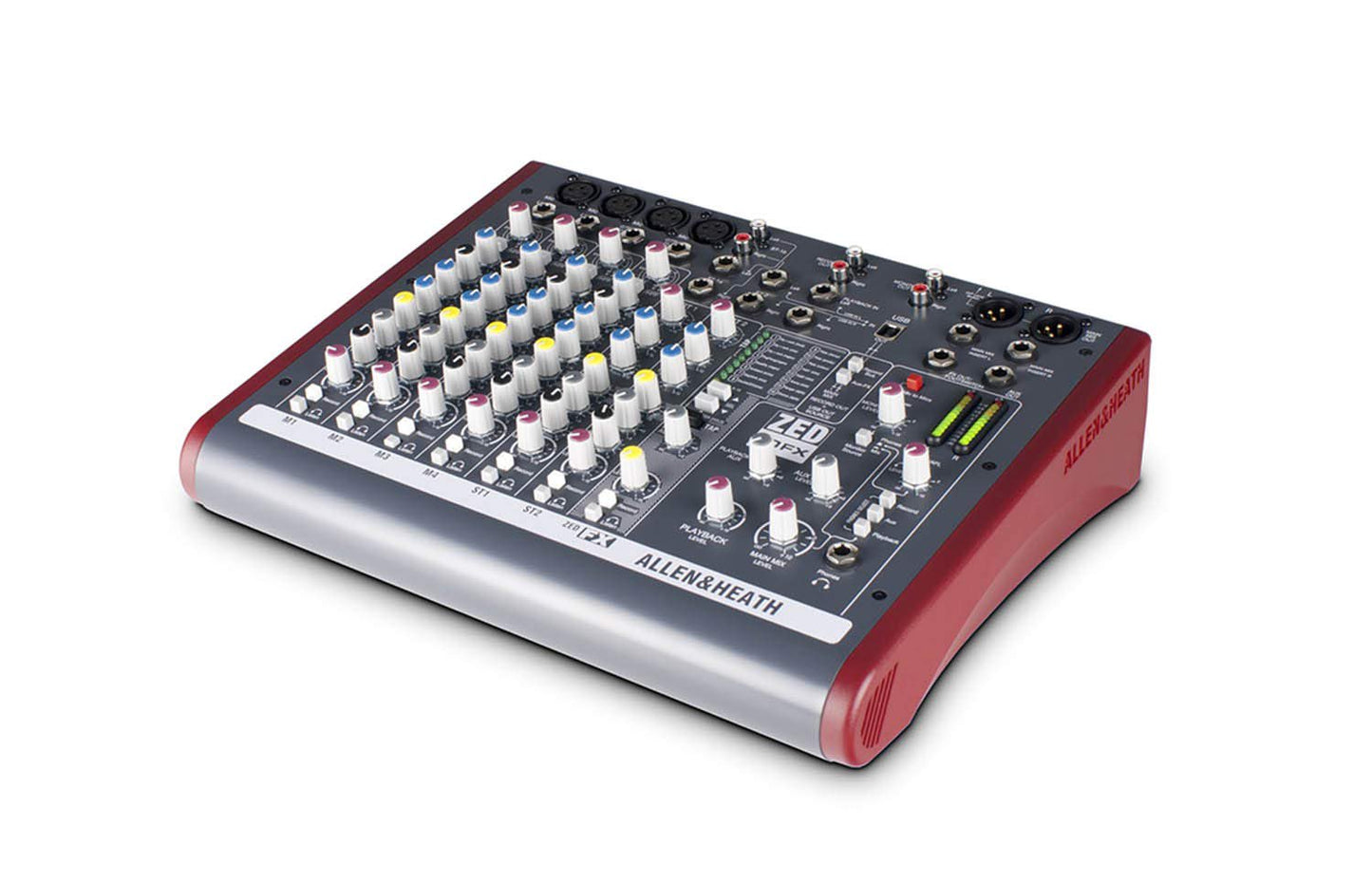 Allen & Heath ZED-10FX – Touring Quality Audio Mixer with 2 Mic/Line, 2 Mic/Line/DI, 3 Stereo Line, Onboard FX and USB I/O (AH-ZED-10FX)