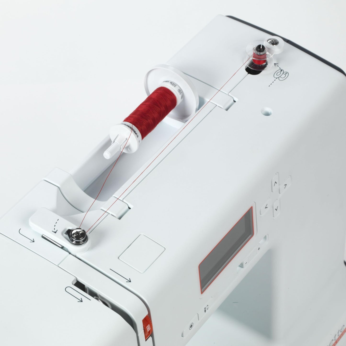 Bernette B37 Computerized Sewing Machine with LCD Display | Advanced Sewing & Quilting | 50 Stitches, One-Step Buttonhole, Automatic Needle Threader, Free Arm, LED Light |Adjustable Stitches