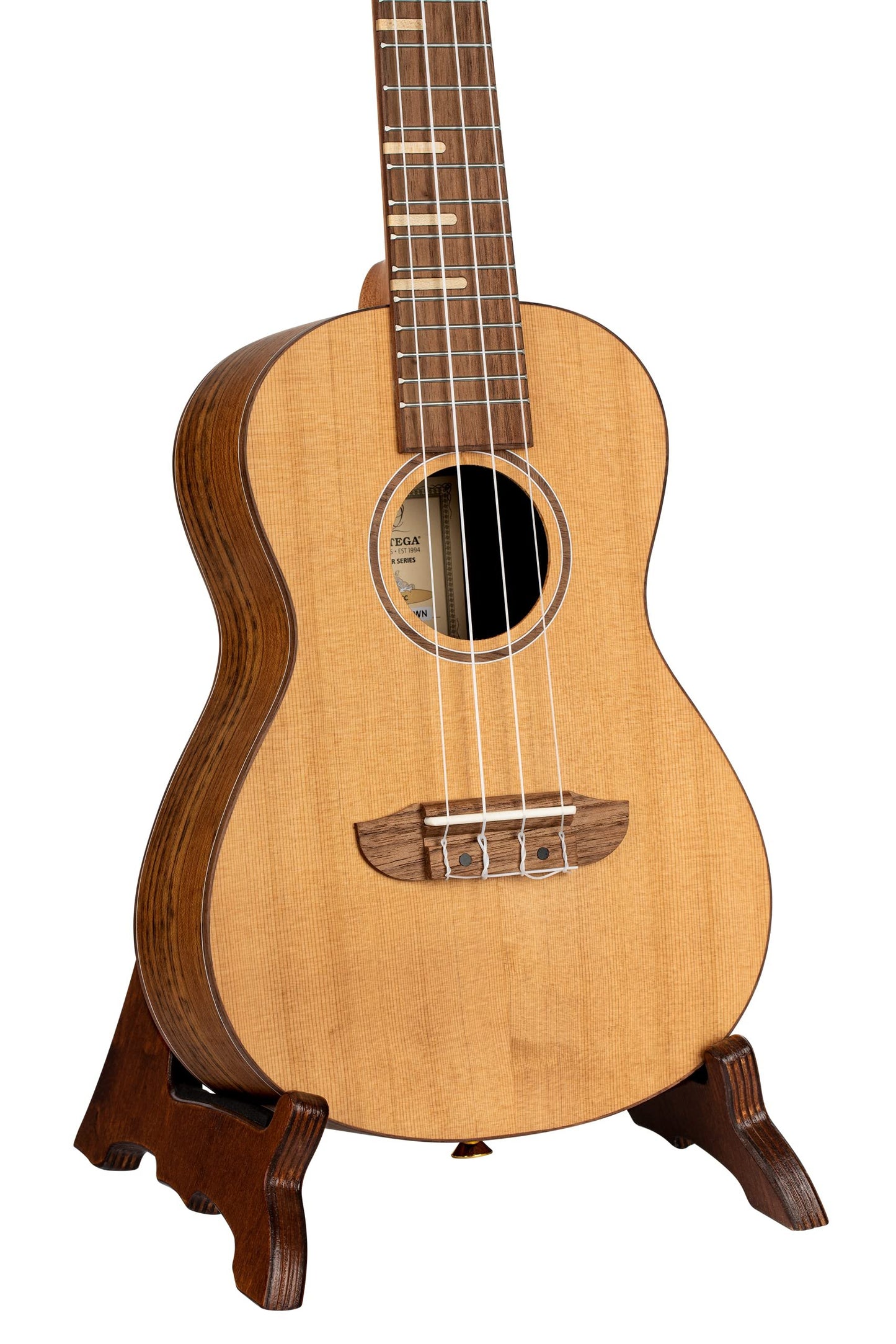 Ortega Guitars Wooden Ukulele Stand Made w/Birch Wood-Brown (OWUS-1)