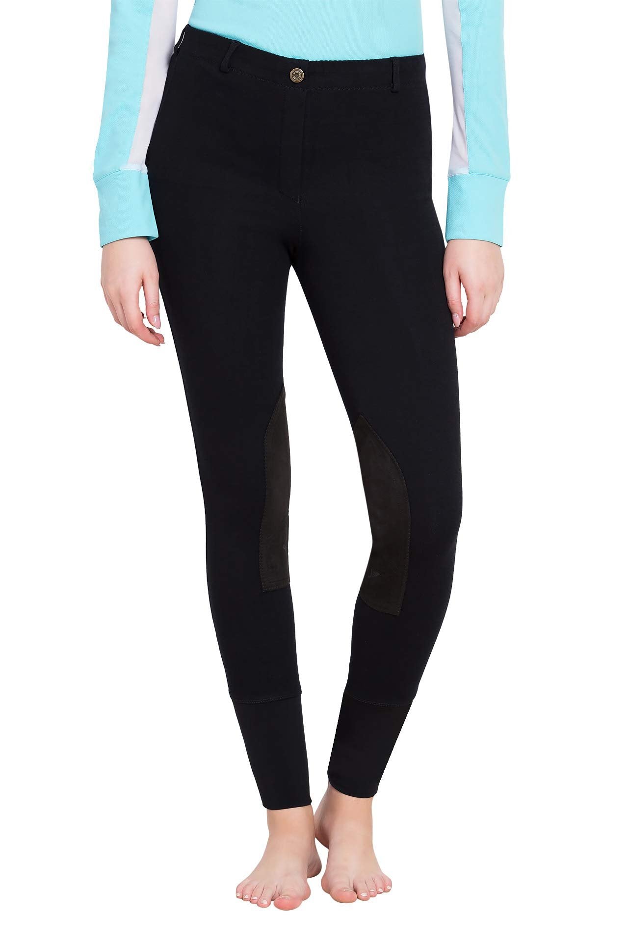 TuffRider Ladies Starter LowRise Pull-On Knee Patch Breeches