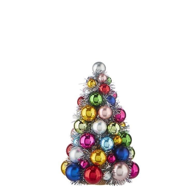 RAZ Imports 2022 Collected Christmas 13" Ball Ornament Tree