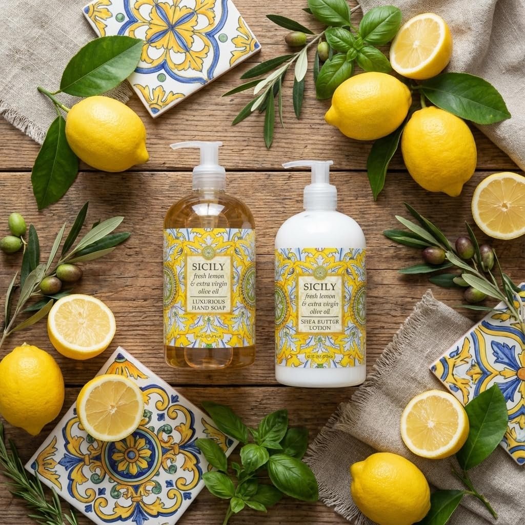 Greenwich Bay Trading Company Sicily Soap and Lotion Set 16oz Size