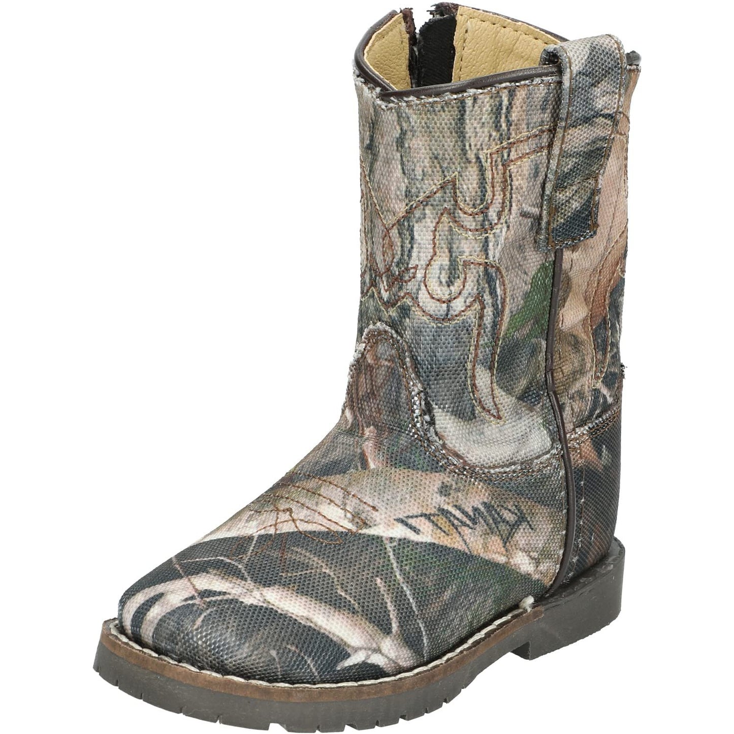 Smoky Mountain Toddler-Boys' Autry Western Boot Broad Square Toe - 2075T 10 D Camouflage