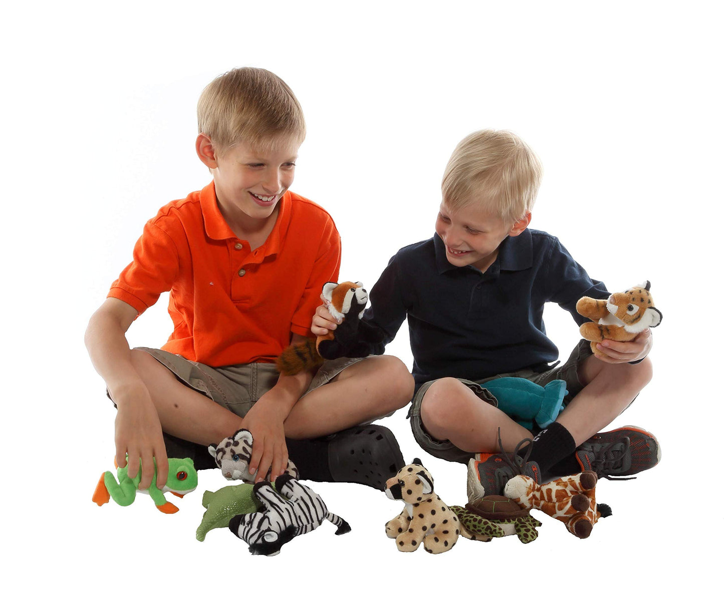 Wild Republic Pocketkins Tiger, Stuffed Animal, 5 Inches, Plush Toy, Made from Recycled Materials