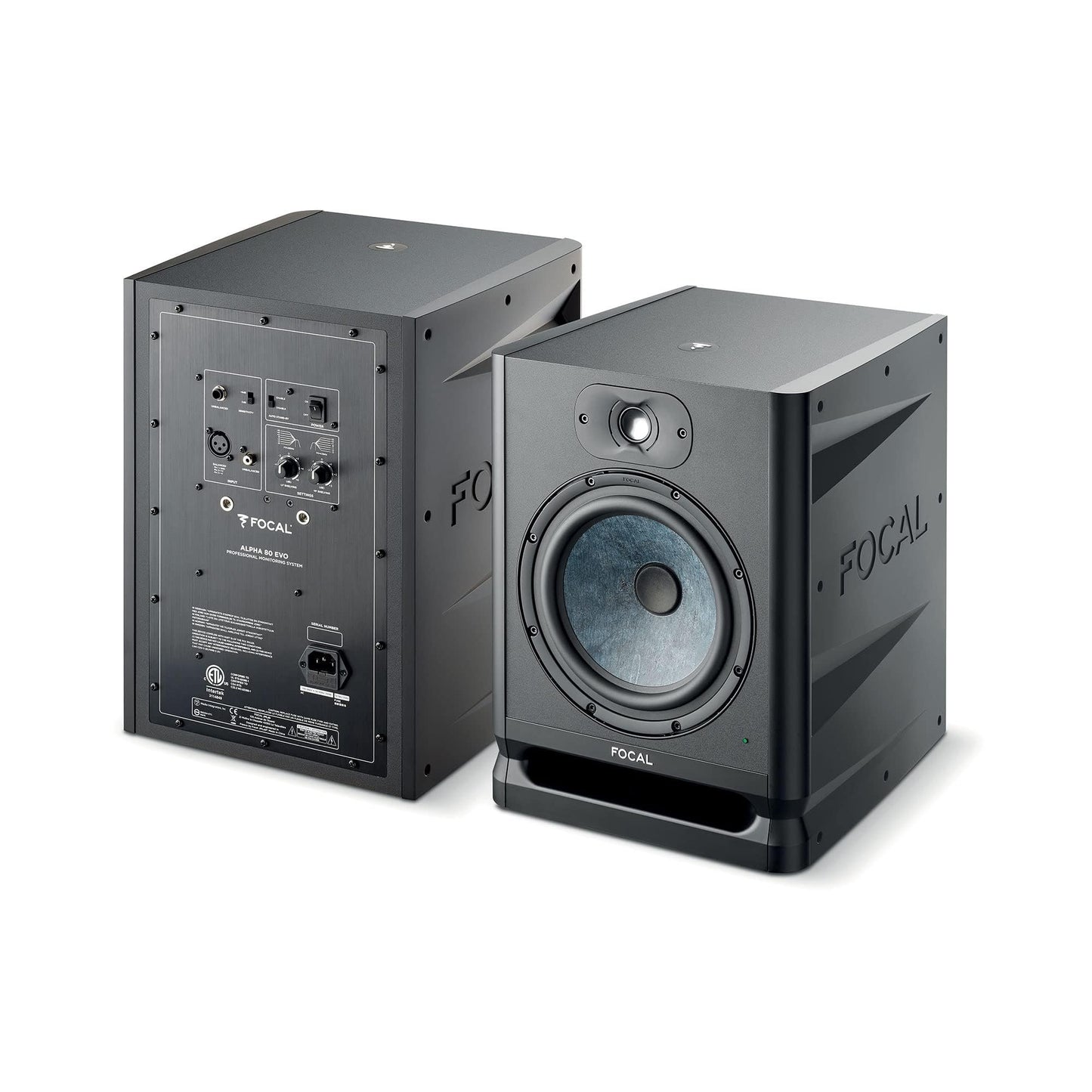 Focal Professional Alpha 80 Evo Studio Monitors - Black