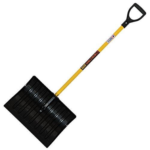 MRC Seymour Commercial Snow Pusher/Shovel with Fiberglass Handle