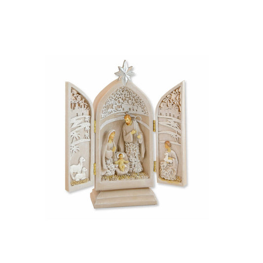 Roman 8.5" H Triptych HOLY Family