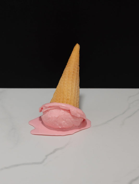 Just Dough It Fake Melting Strawberry Ice Cream Cone