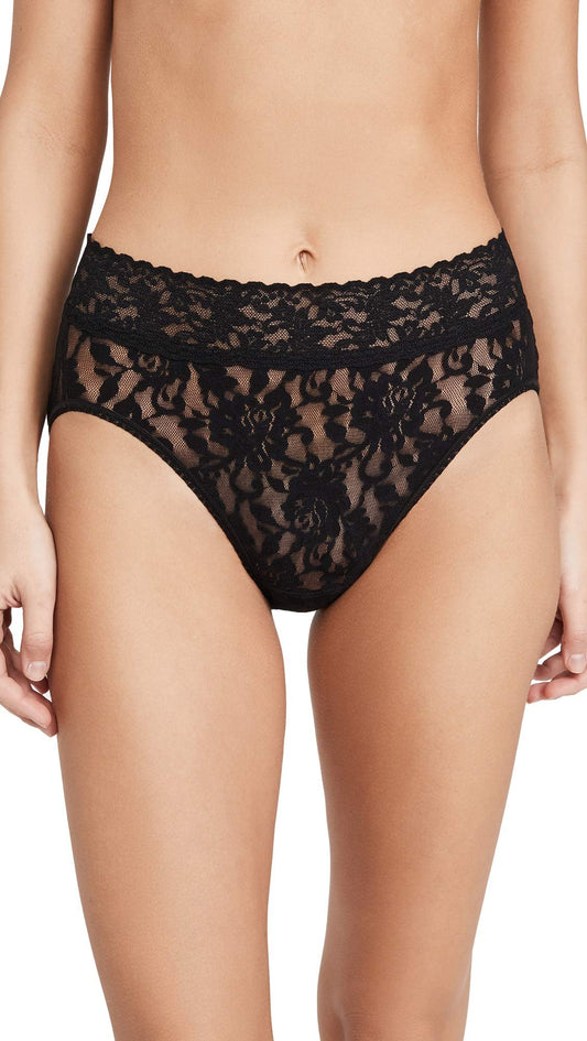 hanky panky, Signature Lace French Brief, Black, X-Large