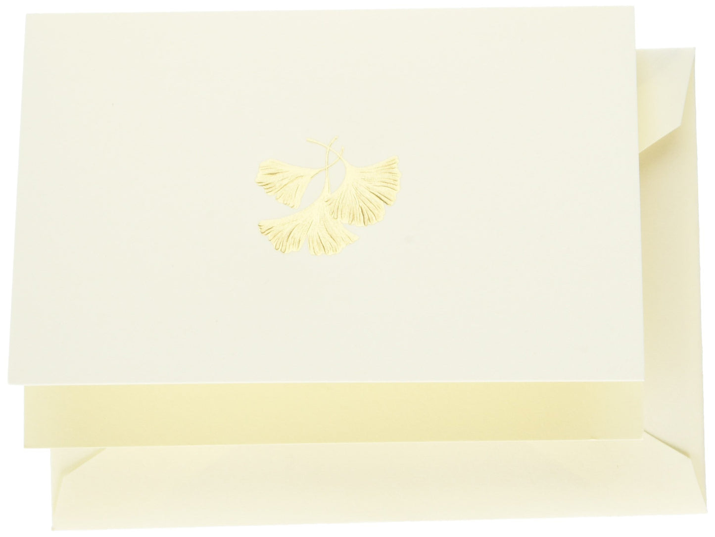 Crane & Co. Hand Engraved Ginkgo Leaf Note (RF1413)