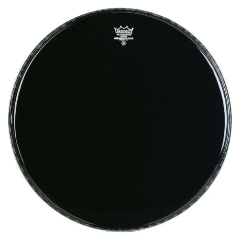 Remo ES1020-00 20-Inch Ebony Ambassador Bass Drum Head