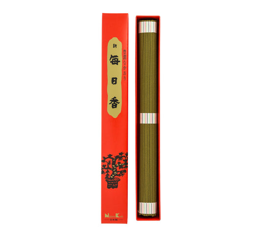SHIN MAINICHI-KOH Sandalwood Long Stick by Nippon Kodo, Japanese Quality Incense, Since 1575