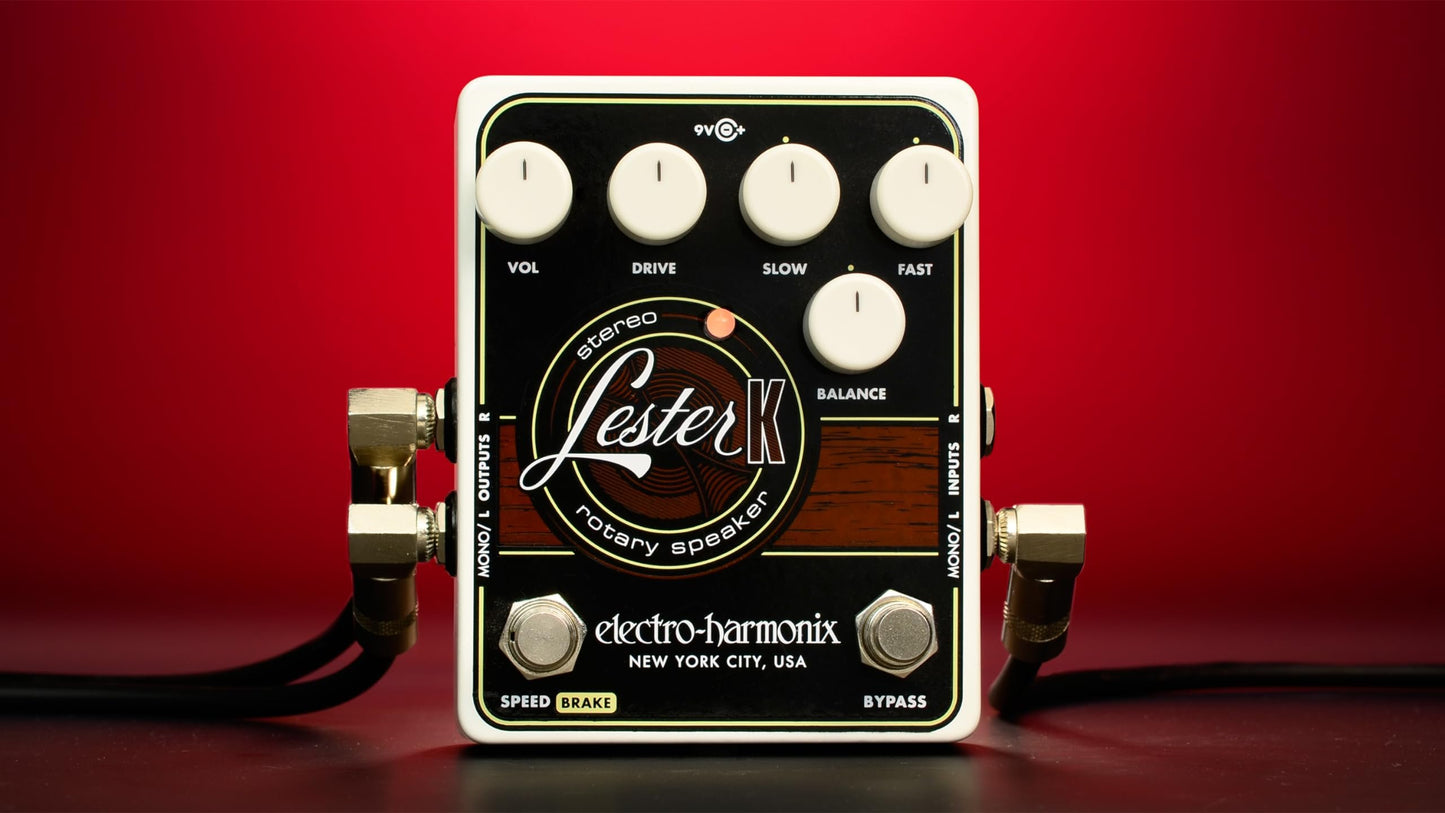 Electro-Harmonix Lester K Stereo Rotary Speaker Emulator Pedal