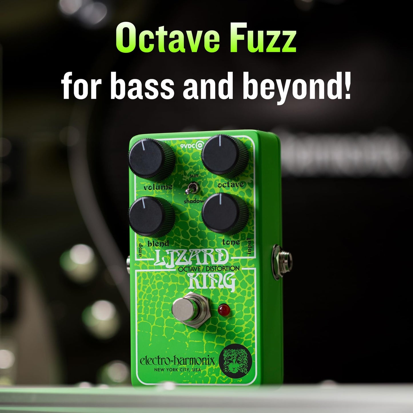Electro-Harmonix Lizard King Bass Octave Fuzz Pedal