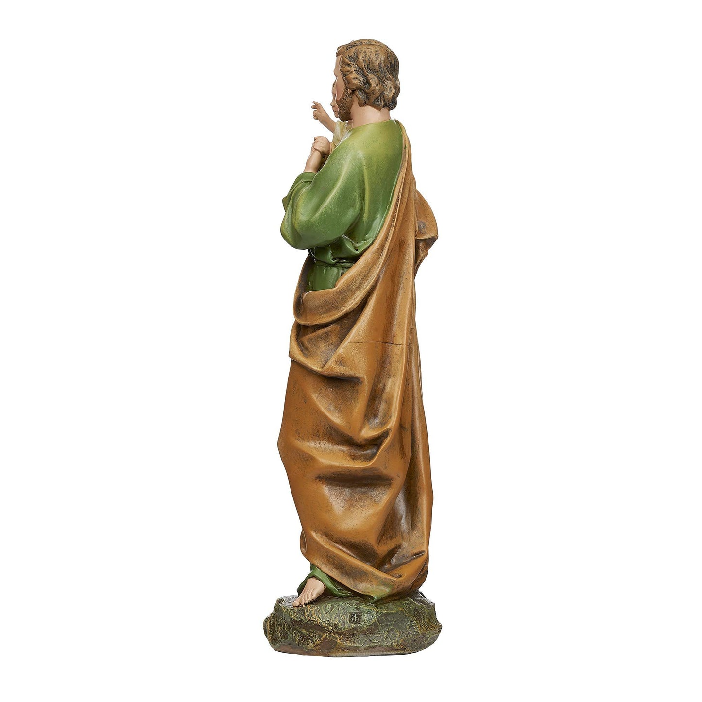 Joseph's Studio by Roman, 14" H St. Joseph and Child Jesus Figure, Religious Gift, Home Decor