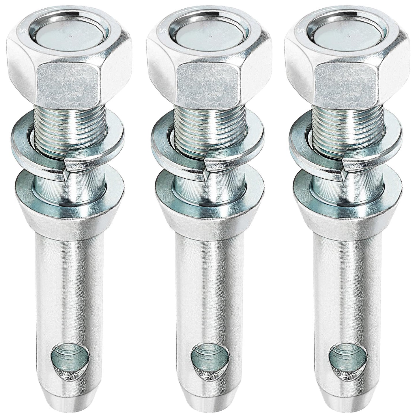 Upgraded S07020800 Cat 1 Draw Pin Hitch Tractor Pins, Cat 1 Top Link Pin 5-1/2 in Universal Forged Draw Pin Lift Arm Pin Accessories for Tractors, 3 Pack