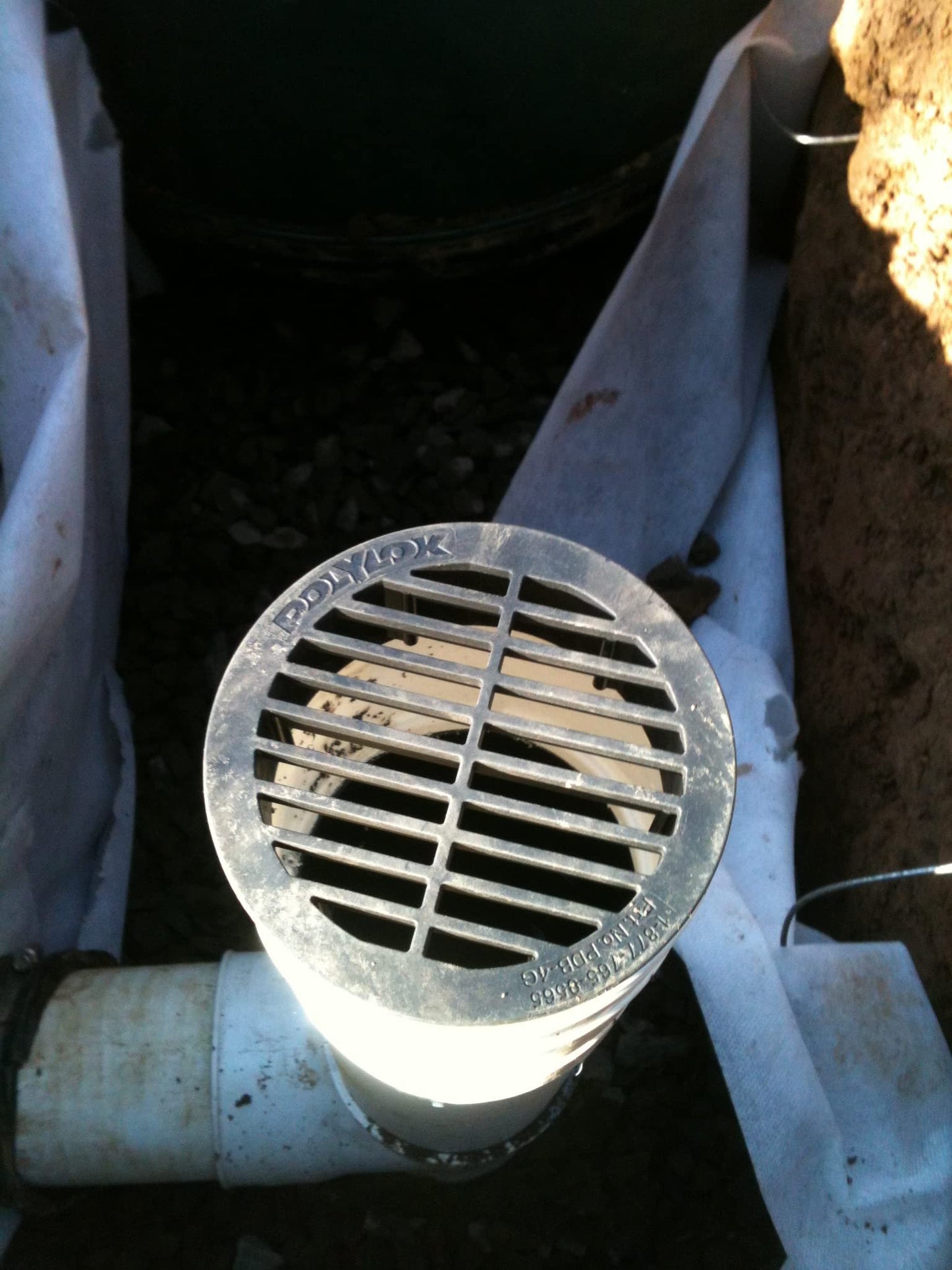 Polylok 10" Pipe Grate (Black)