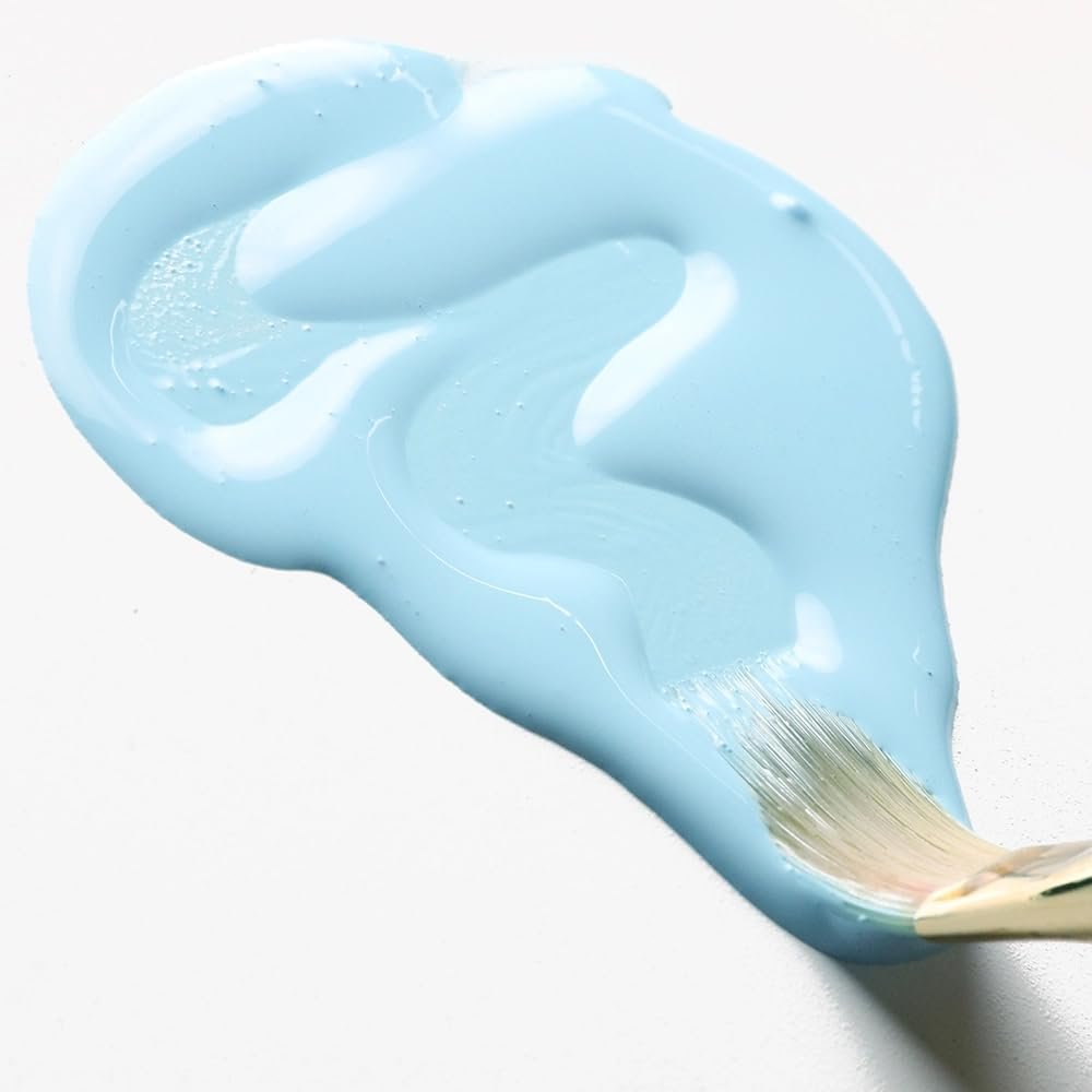 GOLDEN High Flow Acrylics, Light Phthalo Blue, 16 fl. oz. Bottle, Professional Acrylic Paint, Semi-Opaque