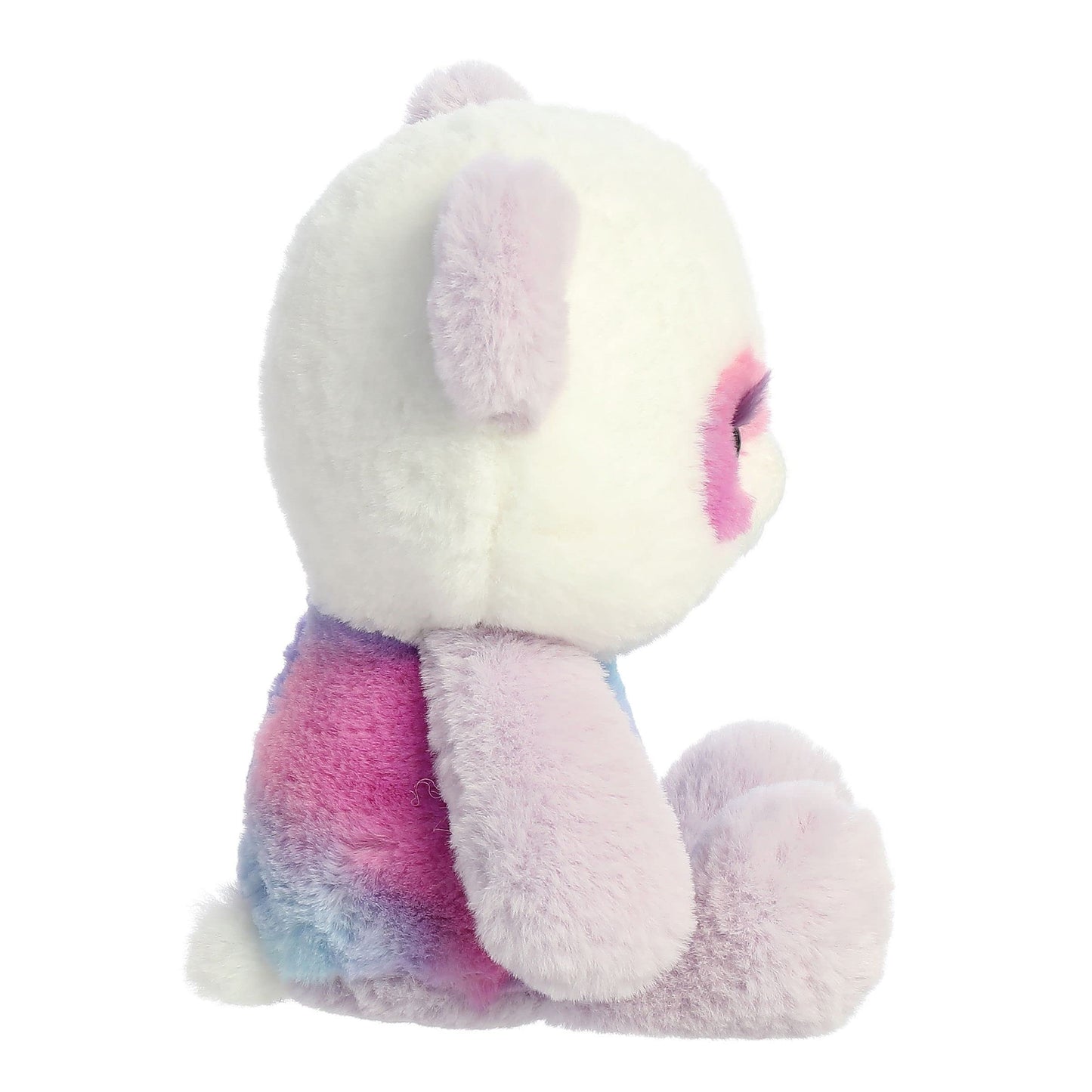 Aurora® Colorful Sweet Pop™ Grape Swirl Panda Stuffed Animal - Eye-Catching Designs - Imaginative Play - Purple 7.5 Inches