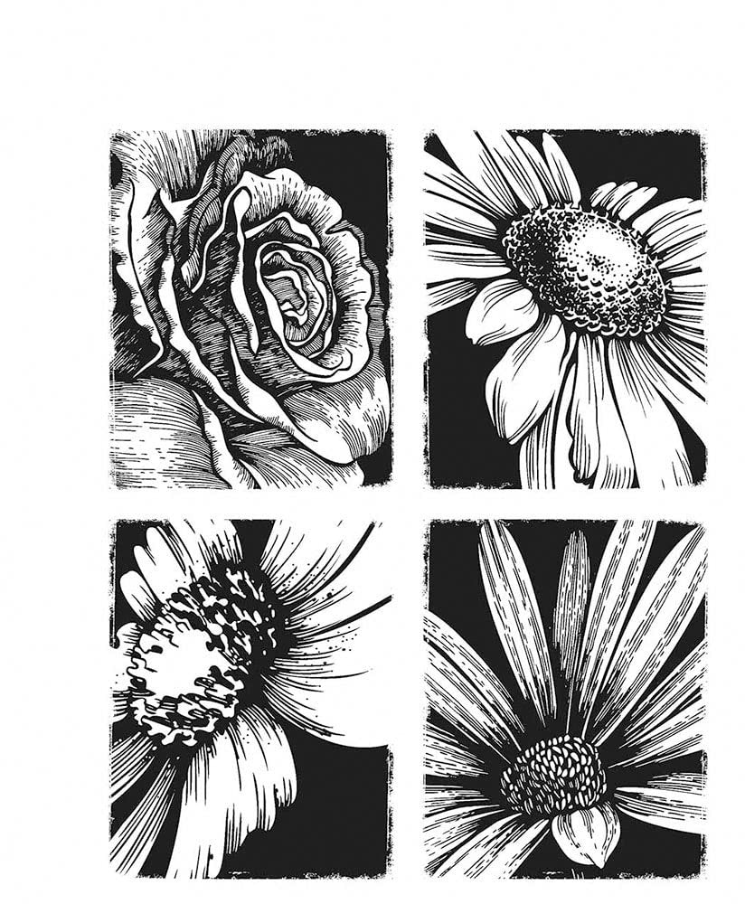 Tim Holtz Cling Mount Stamps: Bold Botanicals - CMS462 Stampers Anonymous