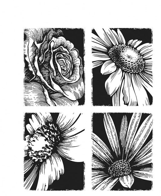 Tim Holtz Cling Mount Stamps: Bold Botanicals - CMS462 Stampers Anonymous