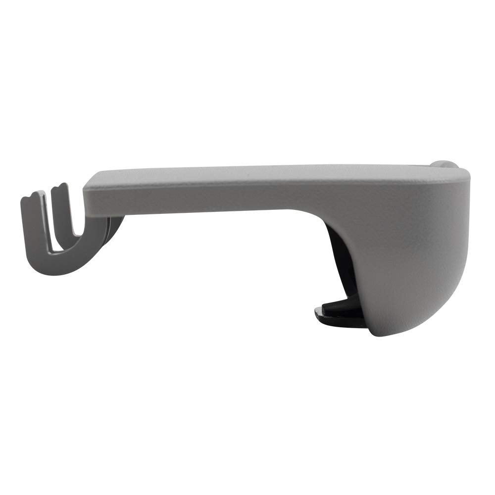 Brock Replacement Overhead Console Sunglasses Holder Box Gray Storage Bin Compatible with 2002-2007 F250 F350 F450 Super Duty Pickup Truck w/out Sunroof 2C3Z7811586BAB