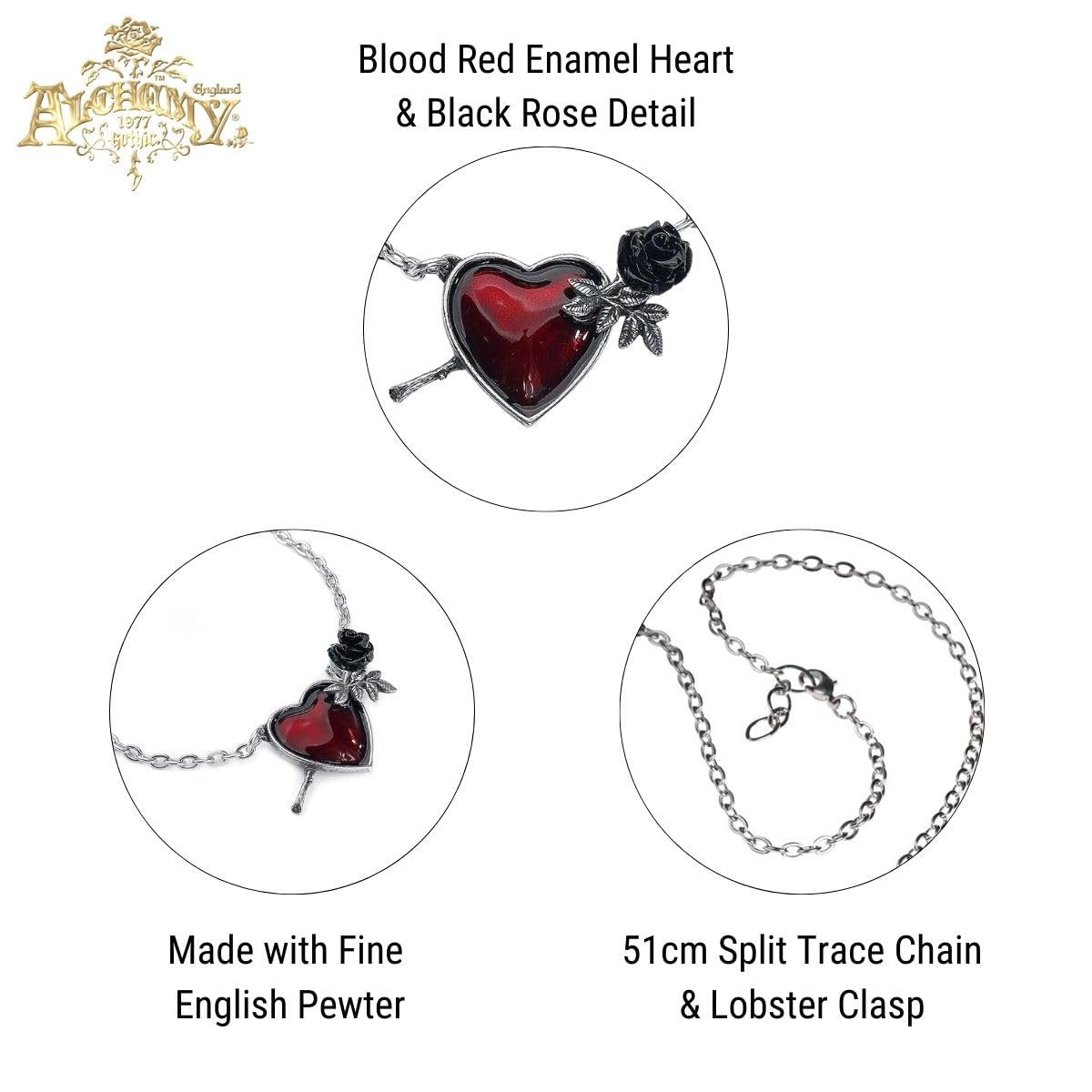 Alchemy of England Wounded by Love Necklace