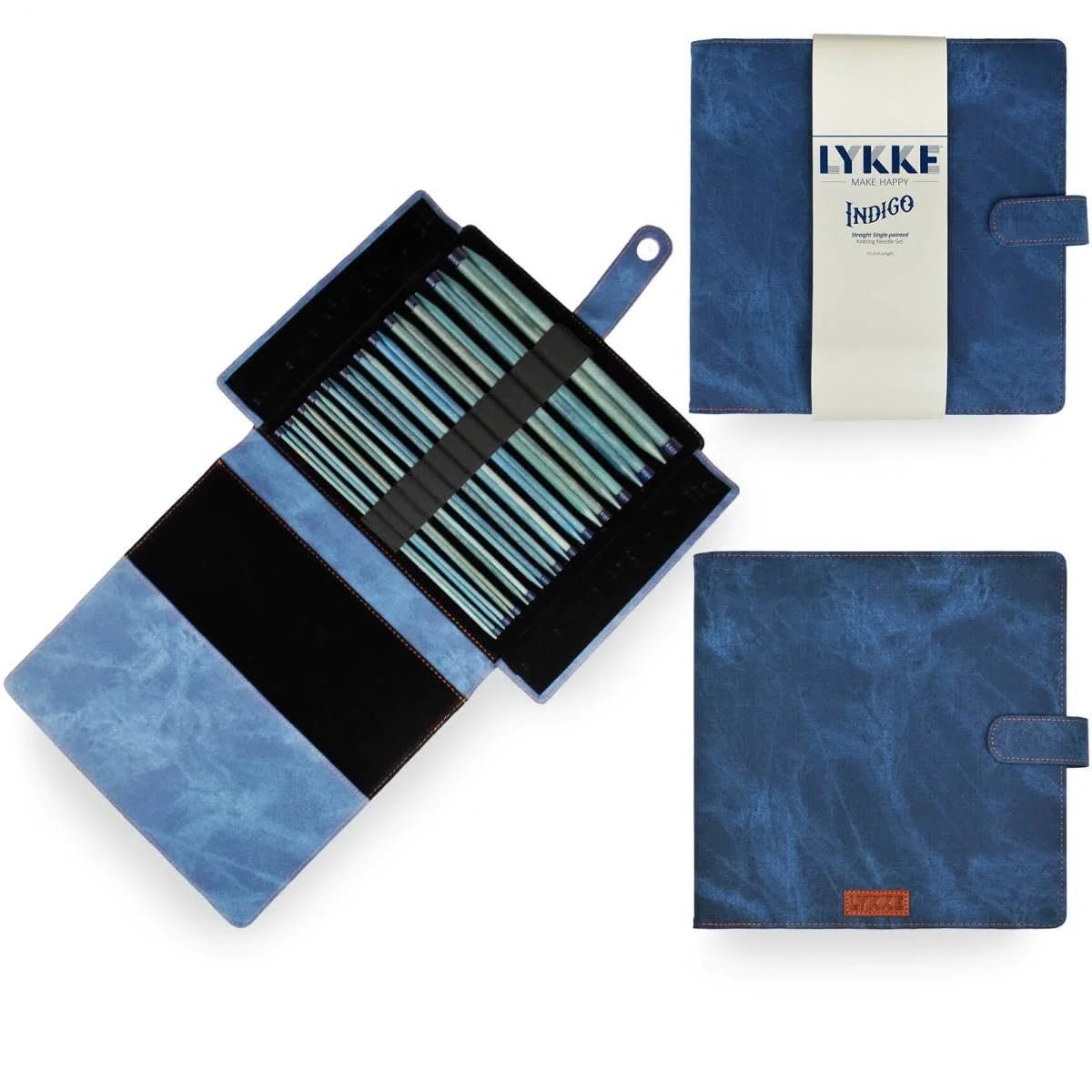 Lykke Driftwood 10" Straight Gift Set in Indigo Pouch
