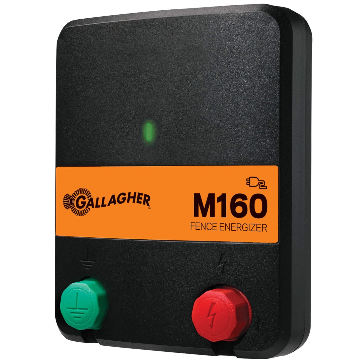Gallagher M160 Electric Fence Charger | Powers Up to 30 Miles / 100 Acres of Clean Fence | 1.6 Joules, 110 Volt Energizer | Unbeatable Reliability | Tough Outer Casing Mounting