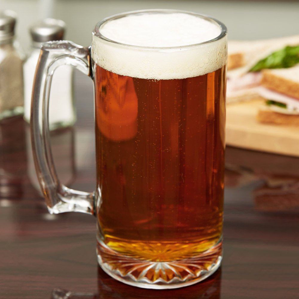 Libbey Glassware 5272 Sport Mug, 25 oz. (Pack of 12)