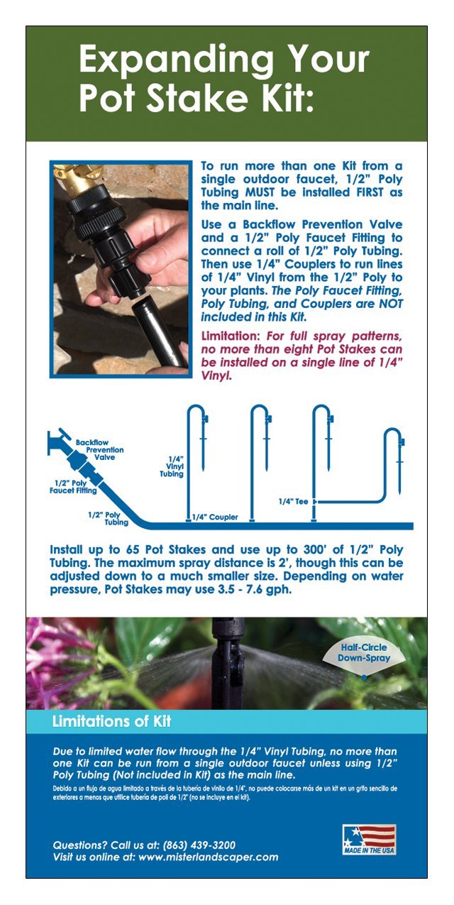 Mister Landscaper Micro Spray Pot Stake Kit