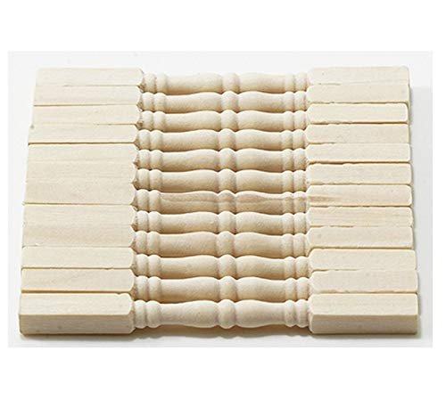 Handley House Dollhouse Miniature Set of 12 Wood Balusters