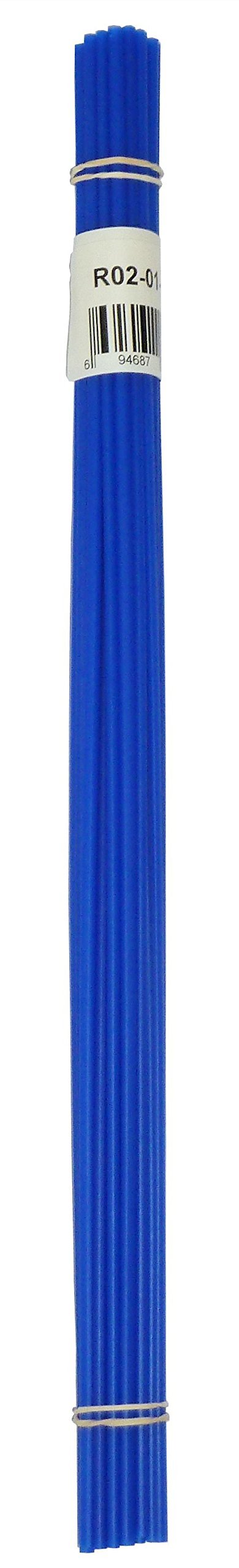 Polyvance Blue Polypropylene Plastic Welding Rod, 1/8" Diameter, 30 Ft.
