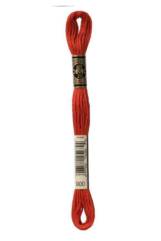 Dmc 6-Strand Embroidery Cotton 8.7yd-Dark Burnt Orange